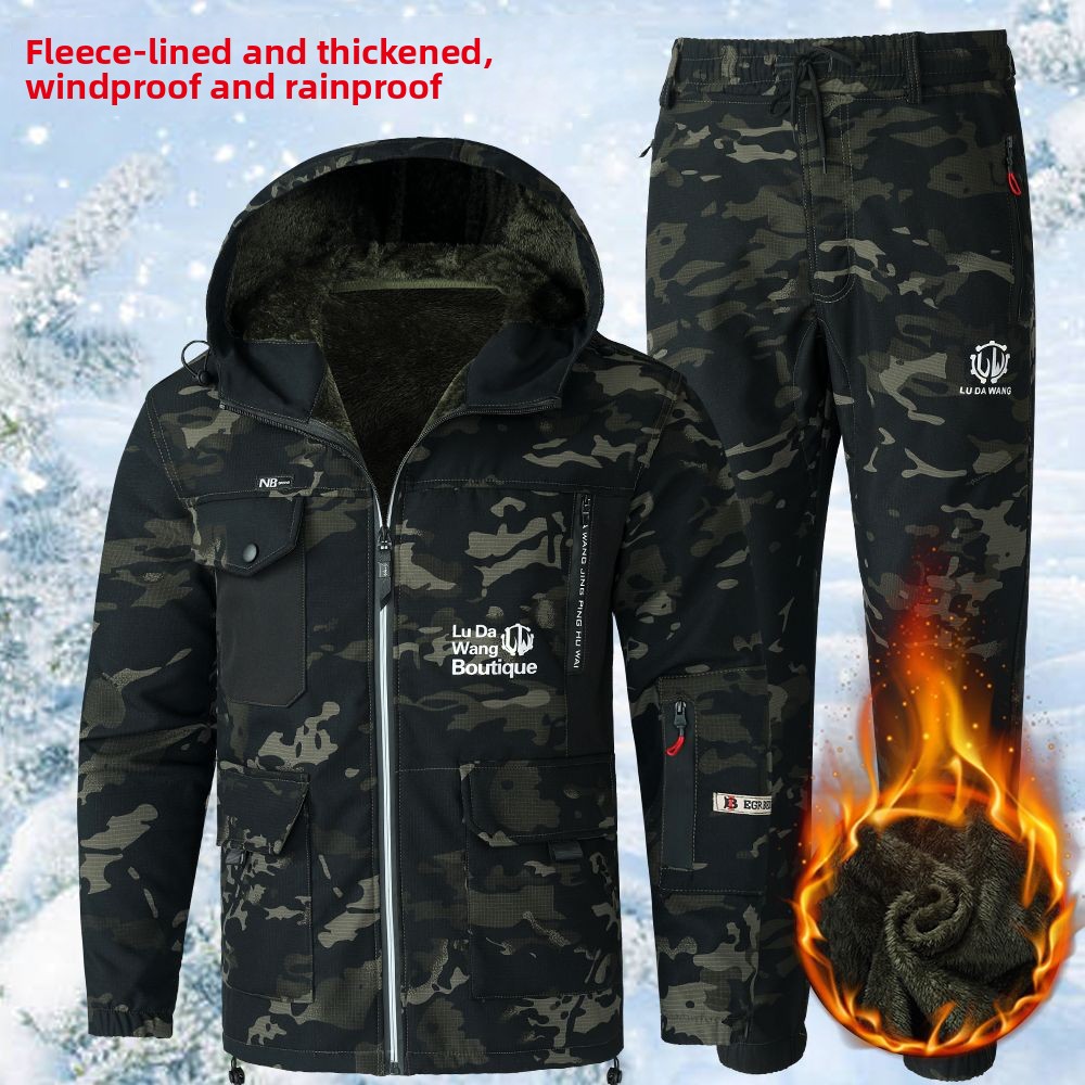 Winter Clothing Usa - Men's Winter Workwear Camouflage Suit Set