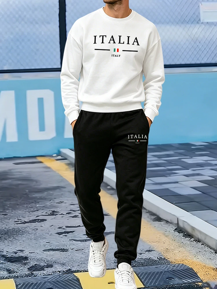 Winter Clothing Fashion - 2026 Men's Tracksuit Print Casual O