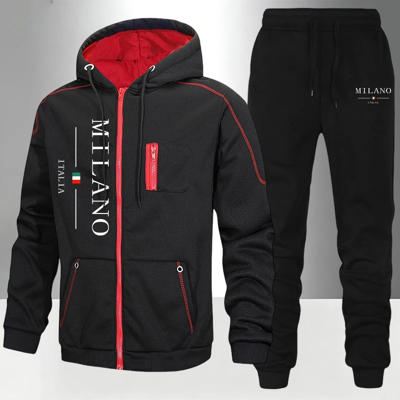 Winter Clothing Fashion - italy Fashion Men's Set/Coat/Pants Autumn Winter