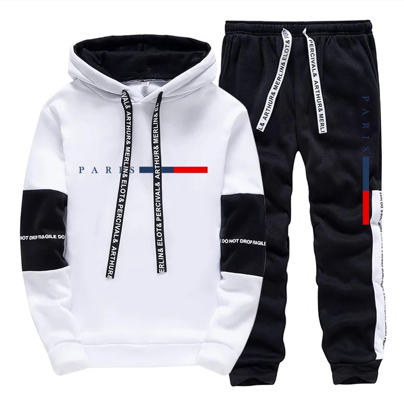 Winter Clothing Fashion - Men's Set/Hoodie/Pants Paris Fashion Autumn Winter