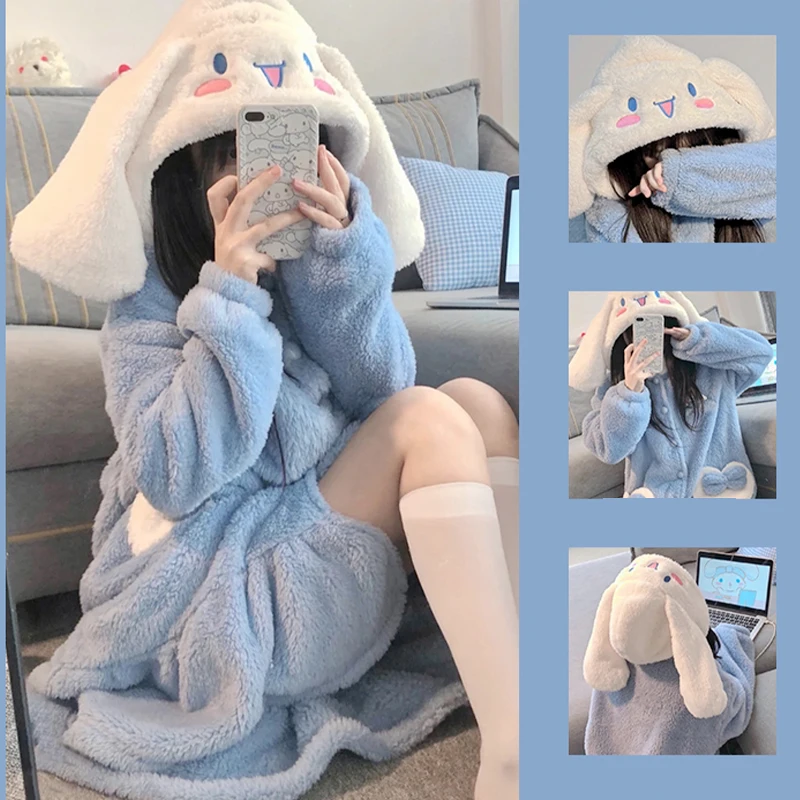 Winter Clothing Clearance - 2Pcs Hello Kittys Plush Pajama Set