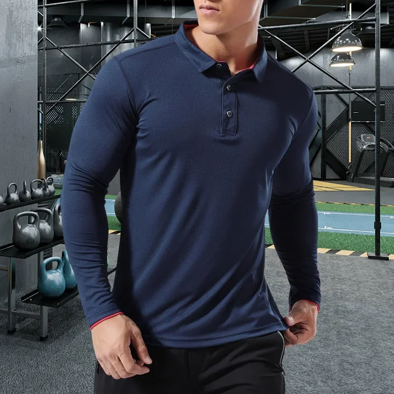 Men Running Sport Shirts Tops  - Winter Clothing Clearance ulasan dan harga