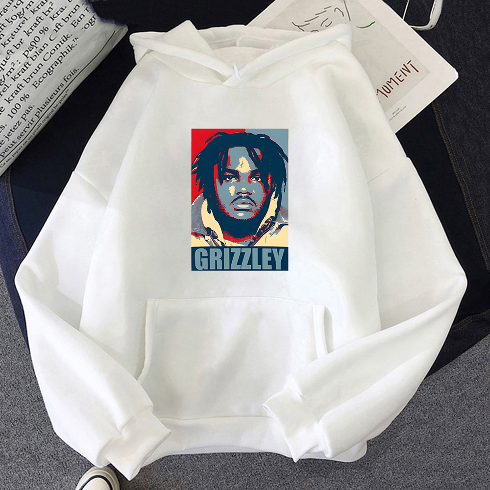 Tee Grizzley Hooded Long-sleev - Winter Clothing Drawing ulasan dan harga