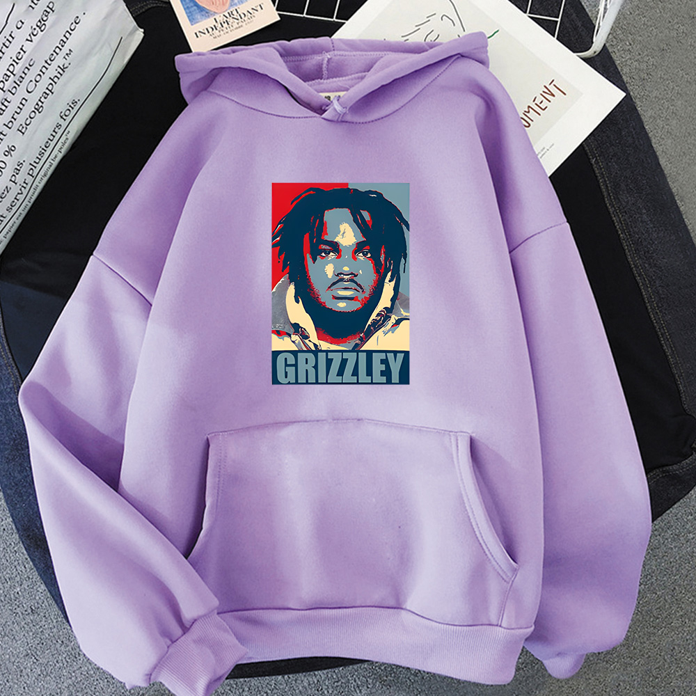 Tee Grizzley Hooded Long-sleev - Winter Clothing Drawing ulasan dan harga