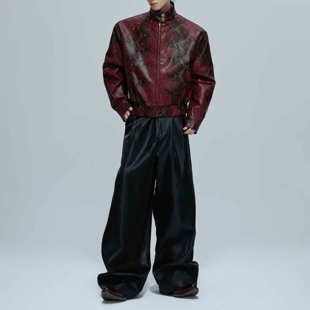 Mens Autumn Jacket Python Text - Winter Clothing Jewel ulasan dan harga