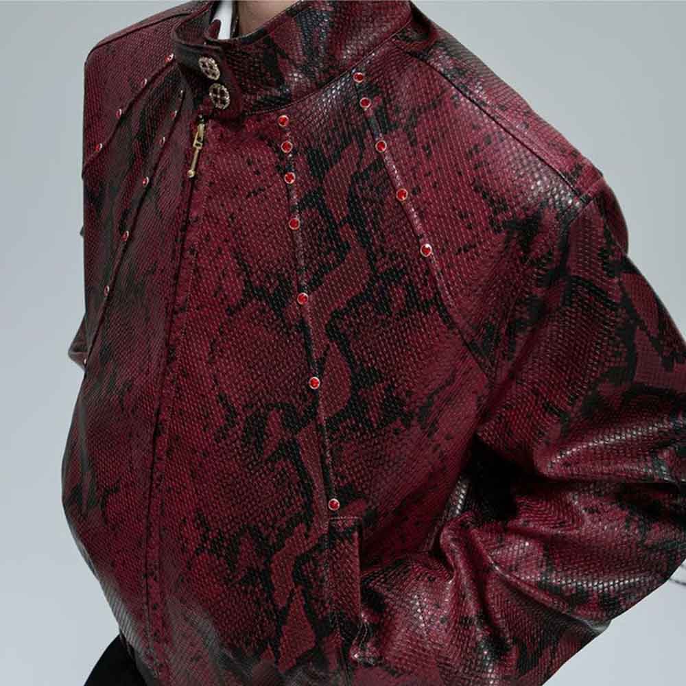 Mens Autumn Jacket Python Text - Winter Clothing Jewel ulasan dan harga