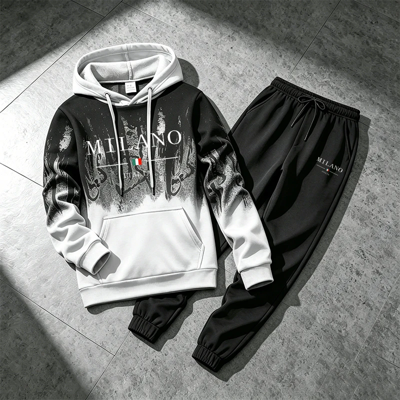 Splashed ink Men's Hoodie Trac - Winter Clothing Usa ulasan dan harga