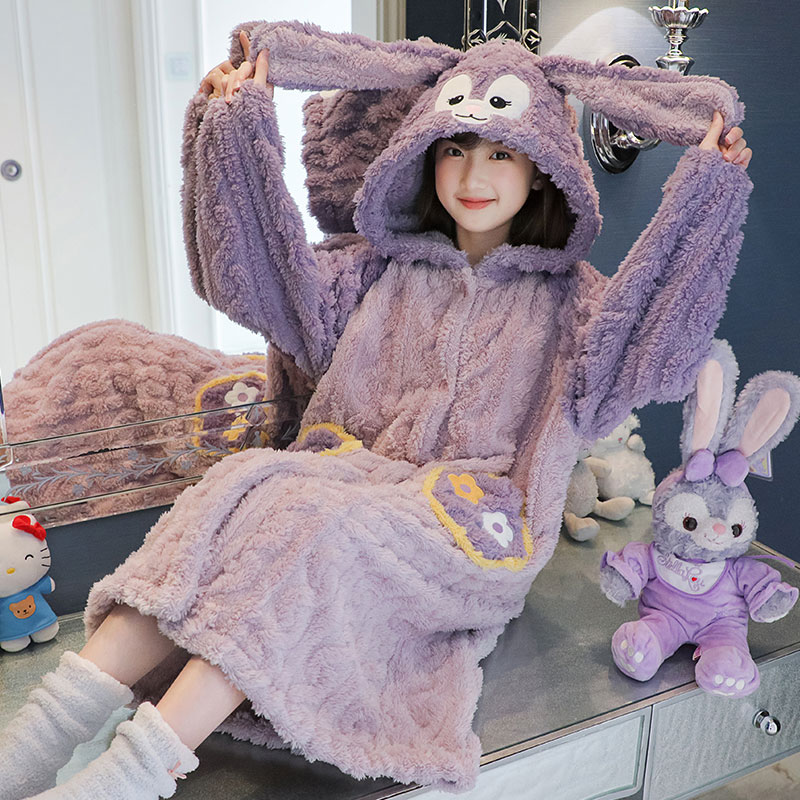 Hello Kitty Miniso Coral fleec - Winter Clothing Girls ulasan dan harga
