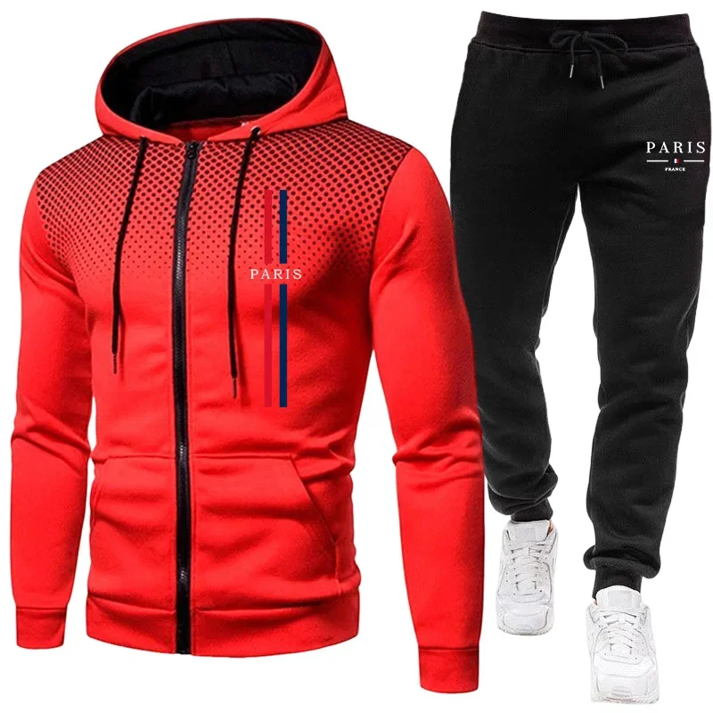 Men sports suit zipper jacket+ - Winter Clothing Usa ulasan dan harga