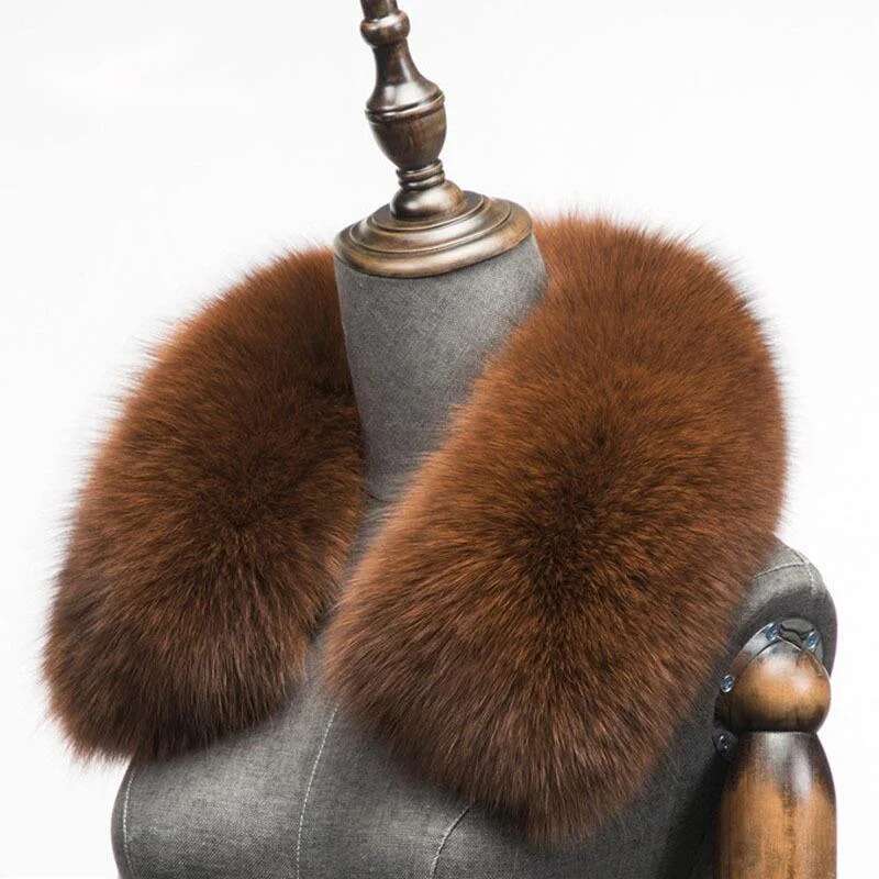 Winter Natural Fox Fur Scarf S - Winter Clothing Clearance ulasan dan harga