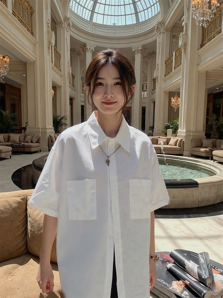 Short Sleeve Korean Style Shir - Winter Clothing Trends ulasan dan harga