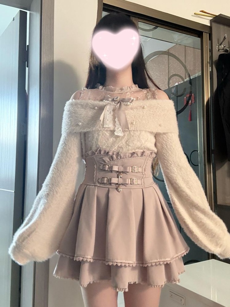 Japanese Style Sweet Lolita Of - Winter Clothing Girls ulasan dan harga