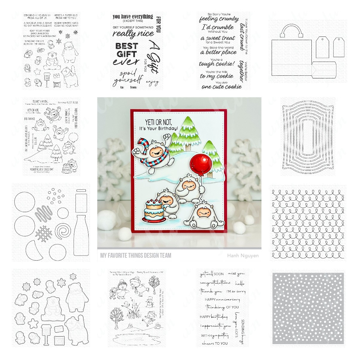 Warm Winter Hugs New Metal Cut - Winter Clothing Drawing ulasan dan harga