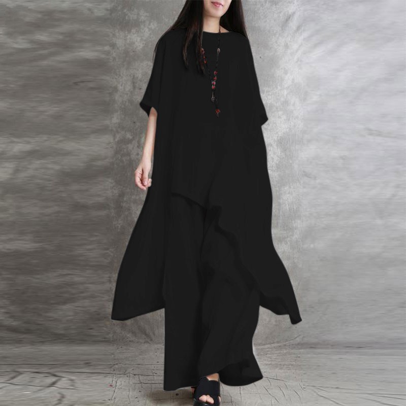 Women's Cotton Linen 2-piece S - Winter Clothing Girls ulasan dan harga