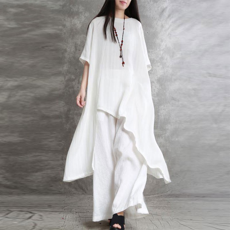 Women's Cotton Linen 2-piece S - Winter Clothing Girls ulasan dan harga