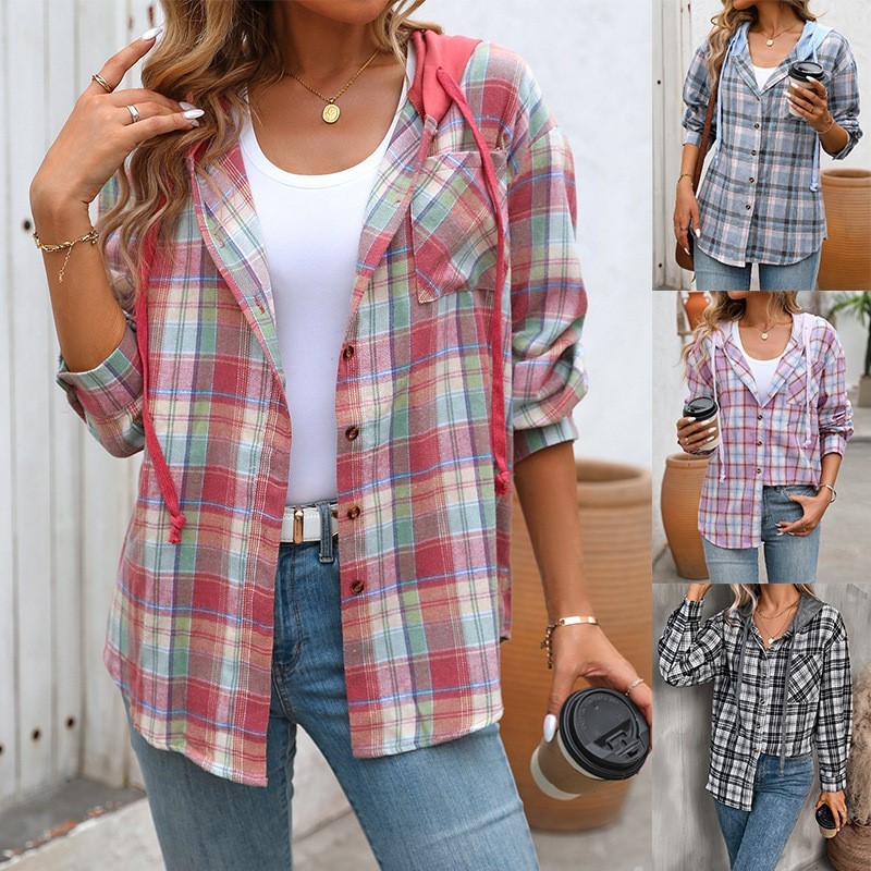 2024 Women's Hooded Blouses Co - Winter Clothing Girls ulasan dan harga