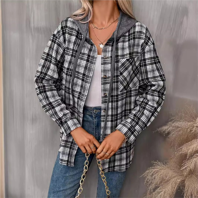 2024 Women's Hooded Blouses Co - Winter Clothing Girls ulasan dan harga