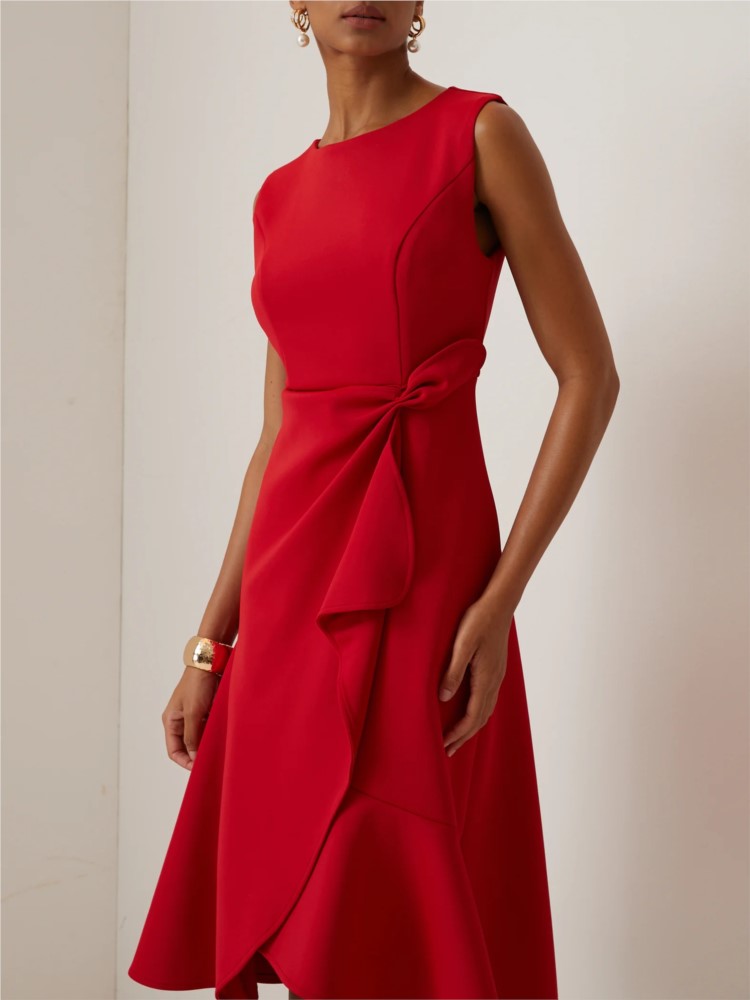 Elegant Women's Evening Dress  - Winter Clothing Drawing ulasan dan harga