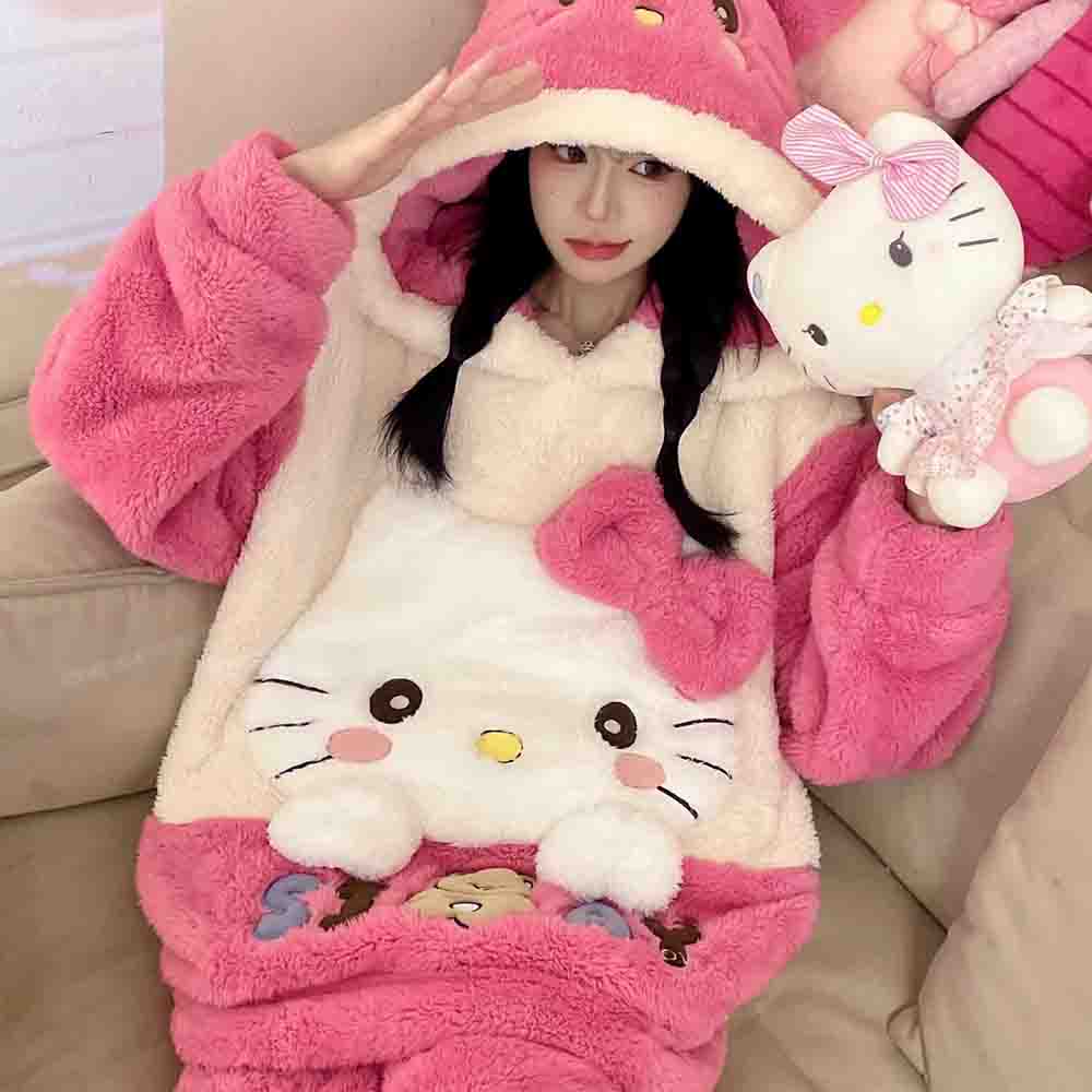 Hello Kitties Kuromi Women's C - Winter Clothing Girls ulasan dan harga