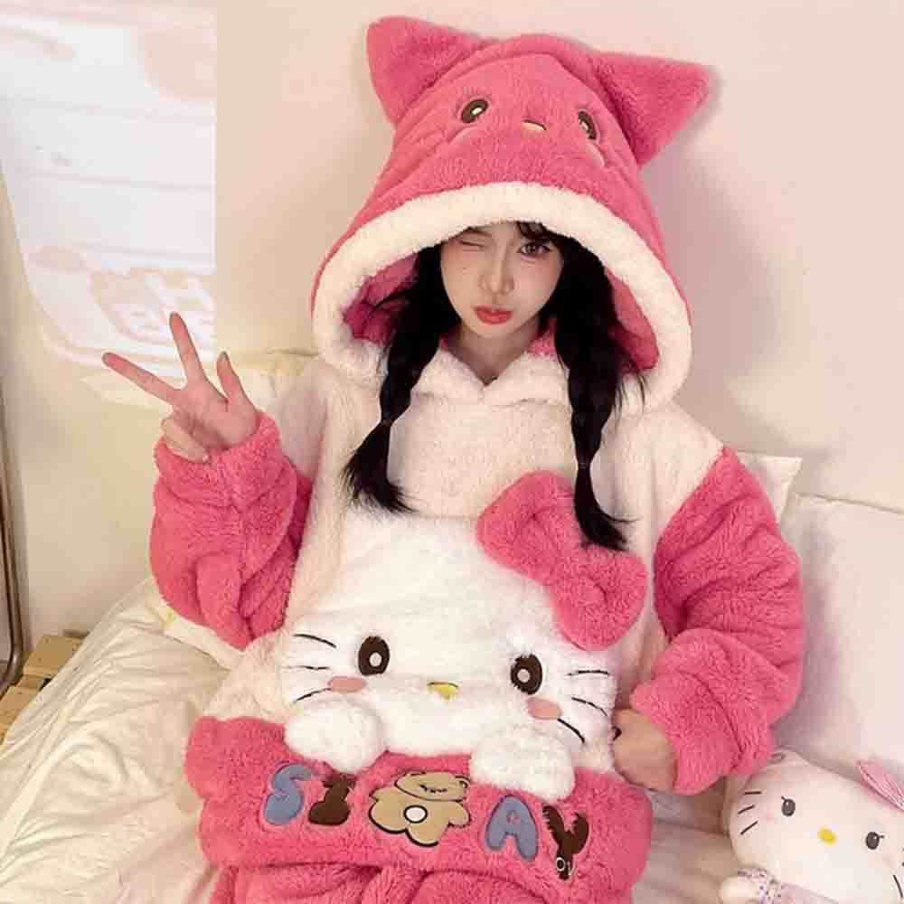 Hello Kitties Kuromi Women's C - Winter Clothing Girls ulasan dan harga