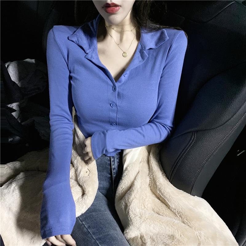 Women's Polo 100℅ Cotton Blue  - Winter Clothing Trends ulasan dan harga
