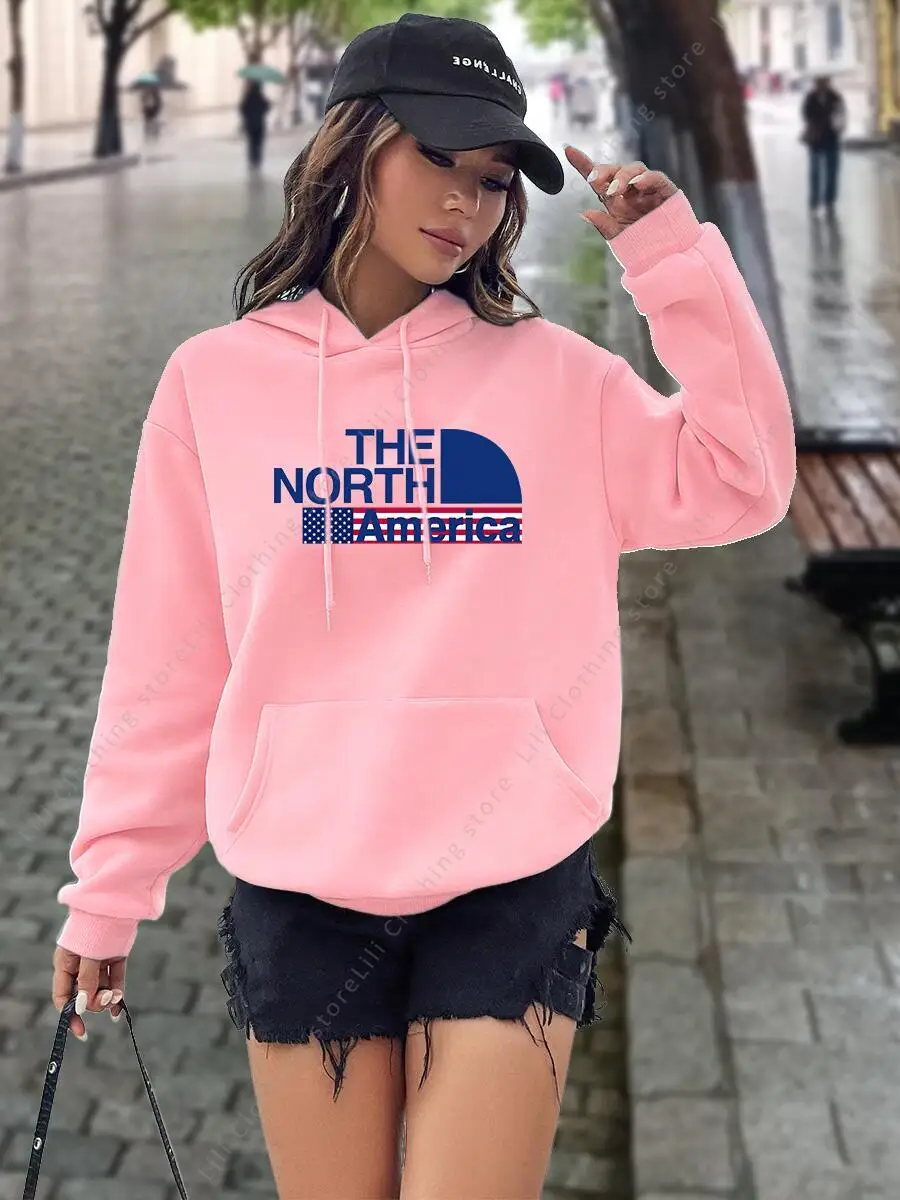 Womens Hoodies Graphic Letter  - Winter Clothing Drawing ulasan dan harga