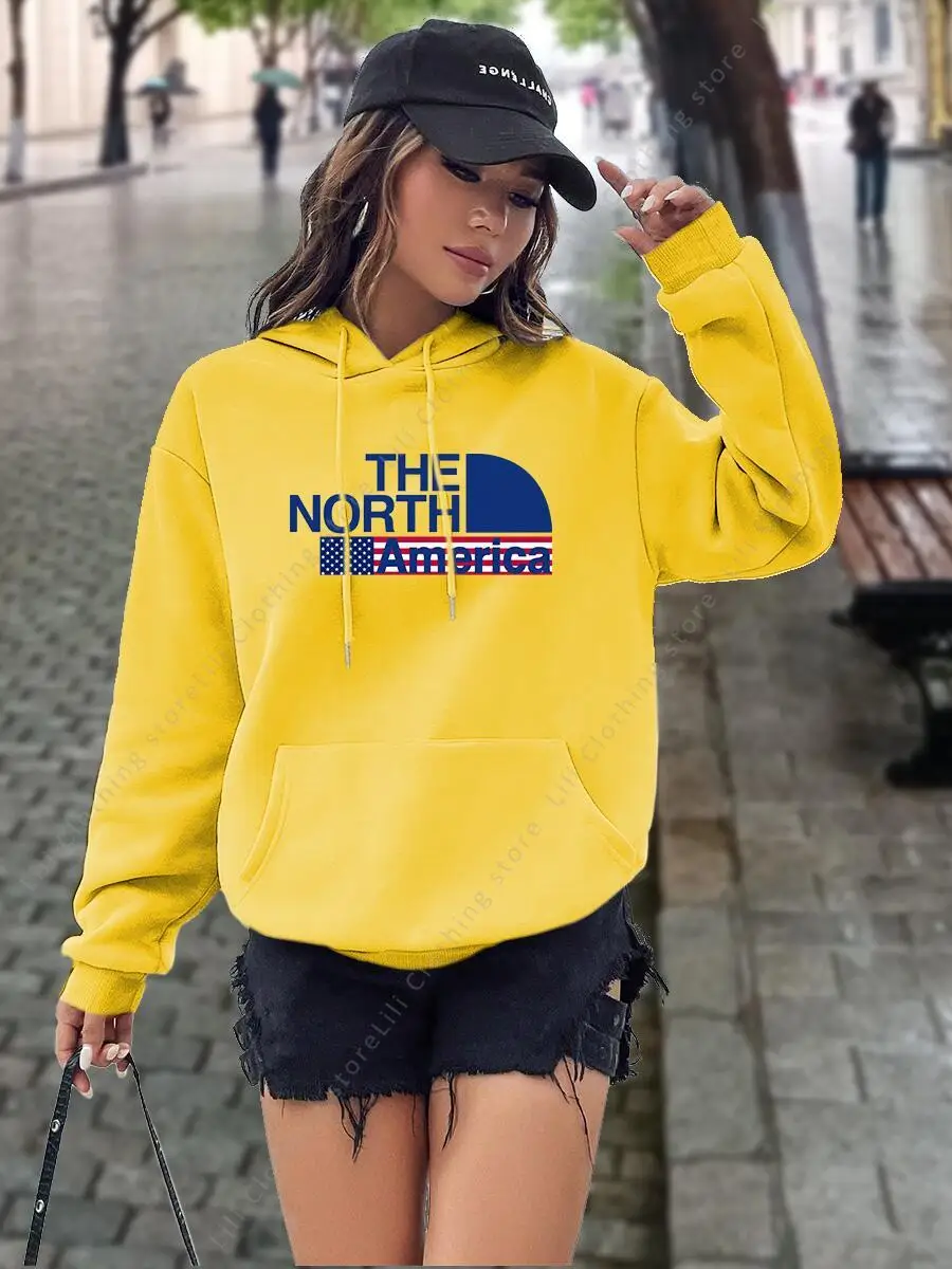 Womens Hoodies Graphic Letter  - Winter Clothing Drawing ulasan dan harga