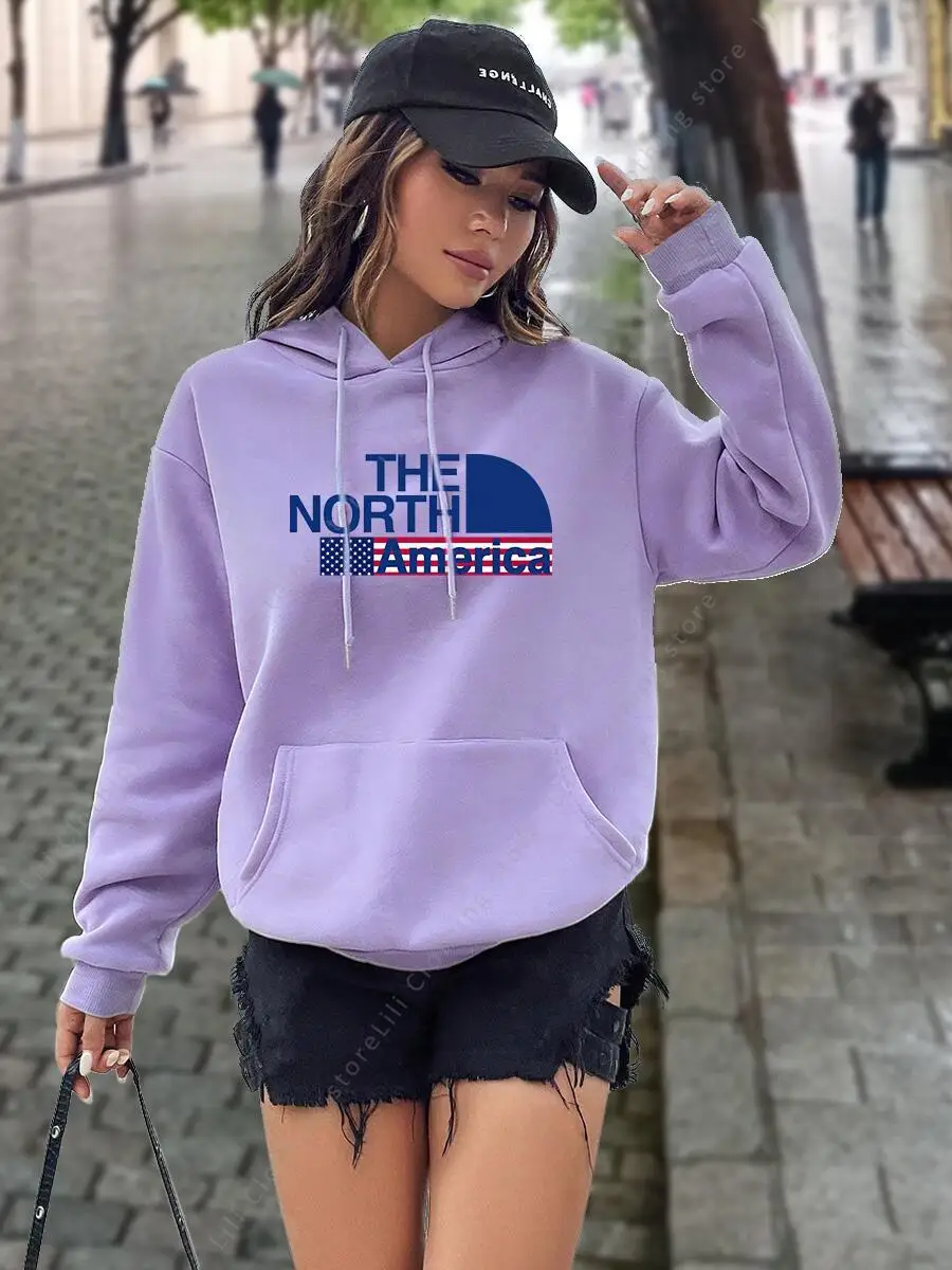 Womens Hoodies Graphic Letter  - Winter Clothing Drawing ulasan dan harga