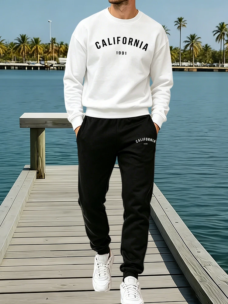 Tracksuit for Man Casual O Nec - Winter Clothing Pants ulasan dan harga