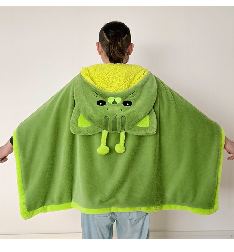 Cartoon Cute Alien Cat Hooded  - Winter Clothing Girls ulasan dan harga