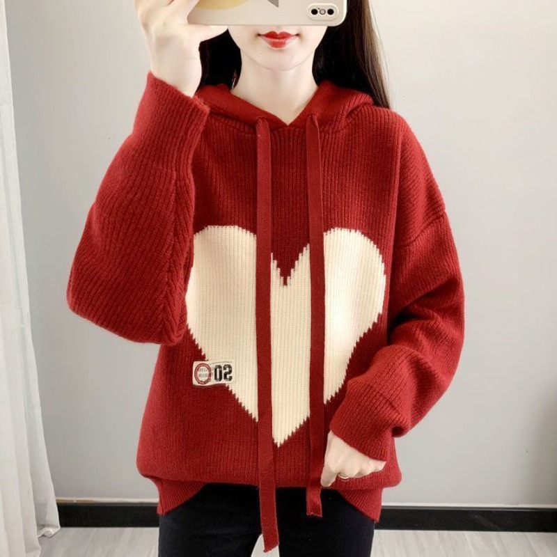 Beige Women's Hoodies Sweatshi - Winter Clothing Drawing ulasan dan harga