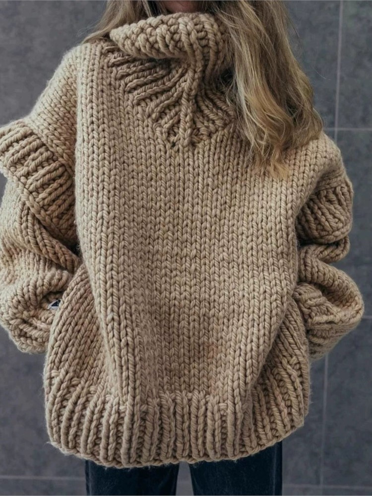 Fashion Knit Loose Sweater For - Winter Clothing Girls ulasan dan harga
