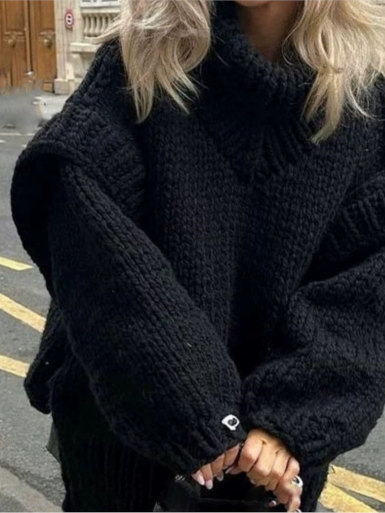 Fashion Knit Loose Sweater For - Winter Clothing Girls ulasan dan harga