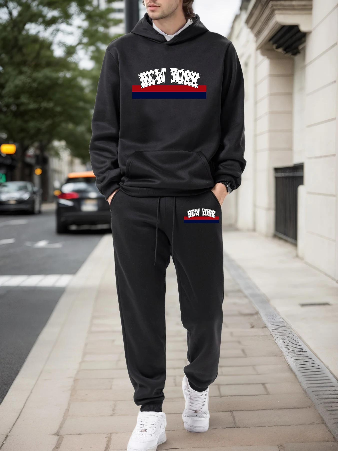 Hot Sales Men's Hoodies 2 Pcs  - Winter Clothing Usa ulasan dan harga