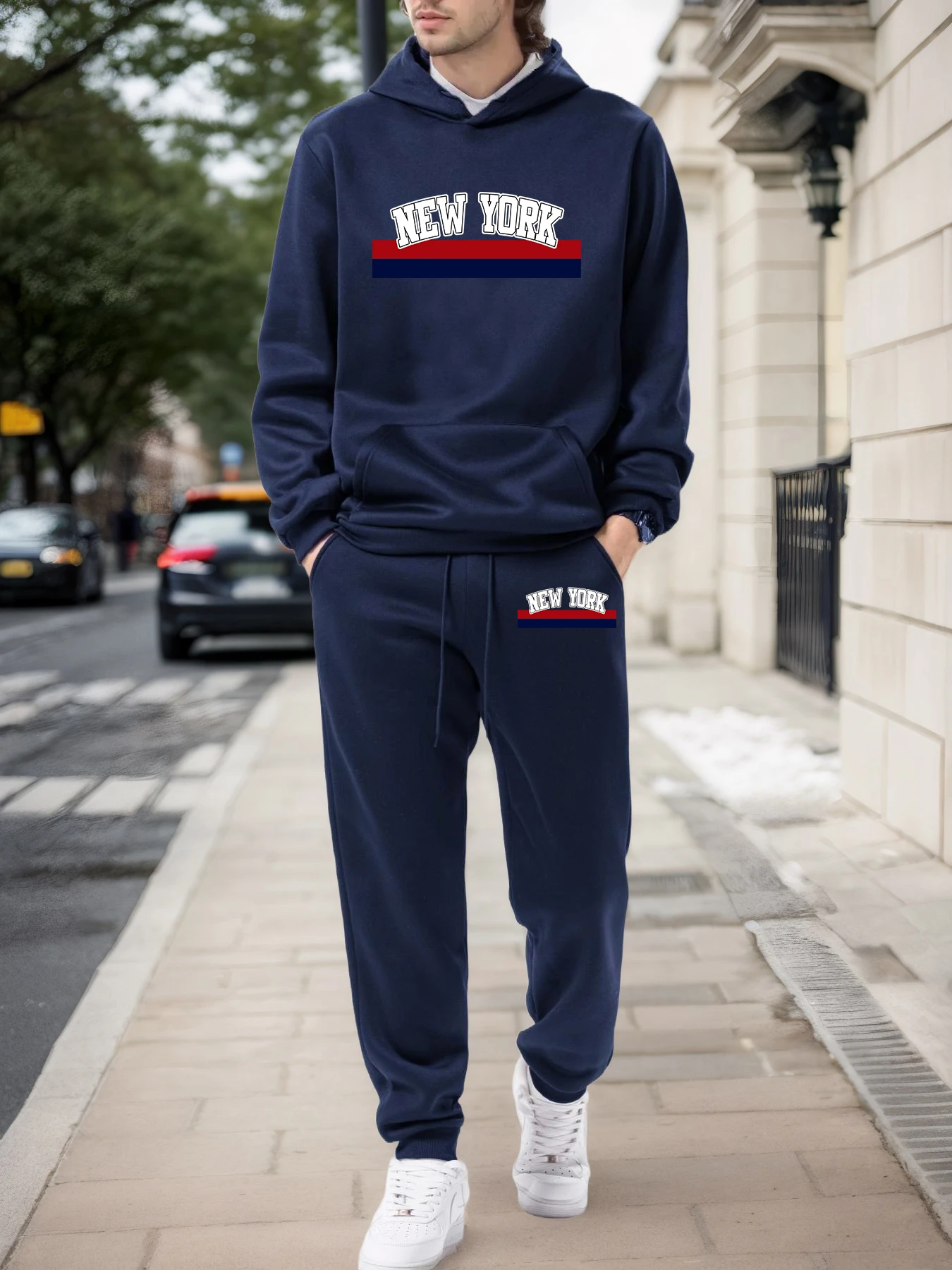 Hot Sales Men's Hoodies 2 Pcs  - Winter Clothing Usa ulasan dan harga