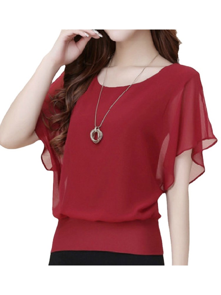 New Summer O Neck Short Sleeve - Winter Clothing Girls ulasan dan harga