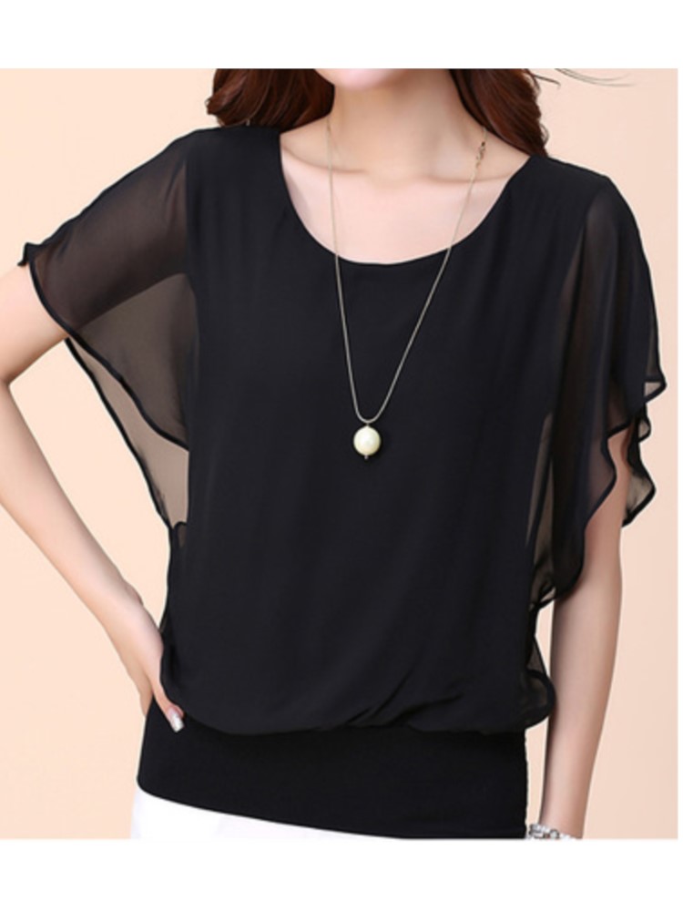 New Summer O Neck Short Sleeve - Winter Clothing Girls ulasan dan harga