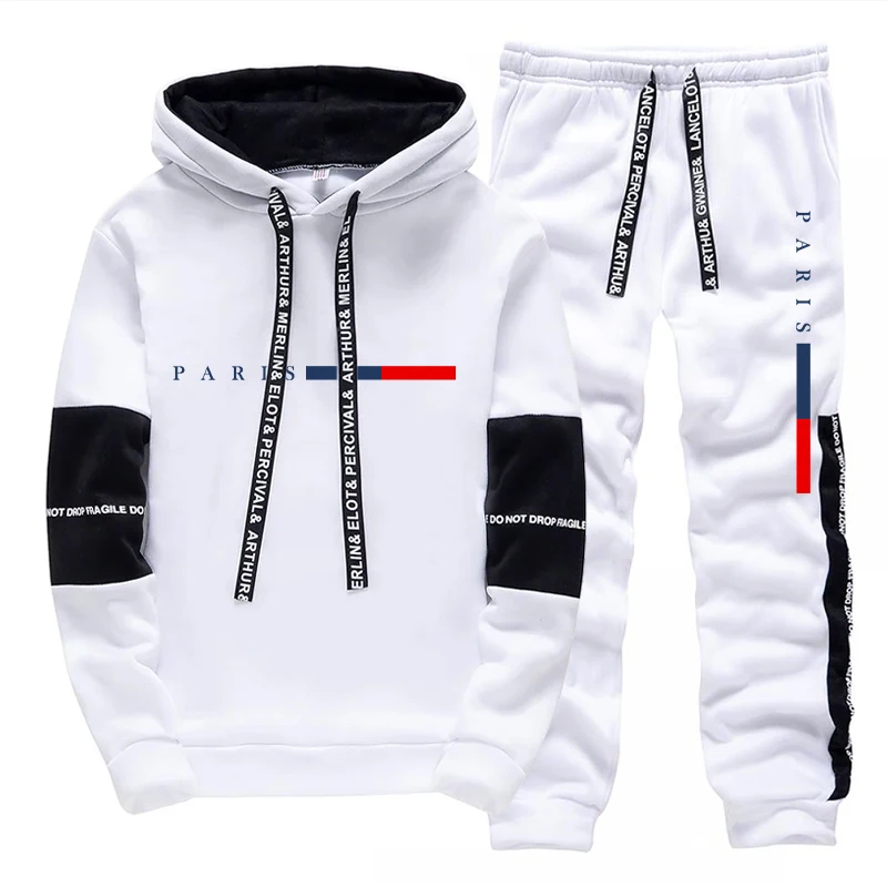Men's Set/Hoodie/Pants Paris F - Winter Clothing Fashion ulasan dan harga