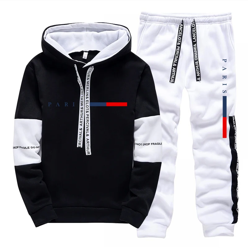 Men's Set/Hoodie/Pants Paris F - Winter Clothing Fashion ulasan dan harga