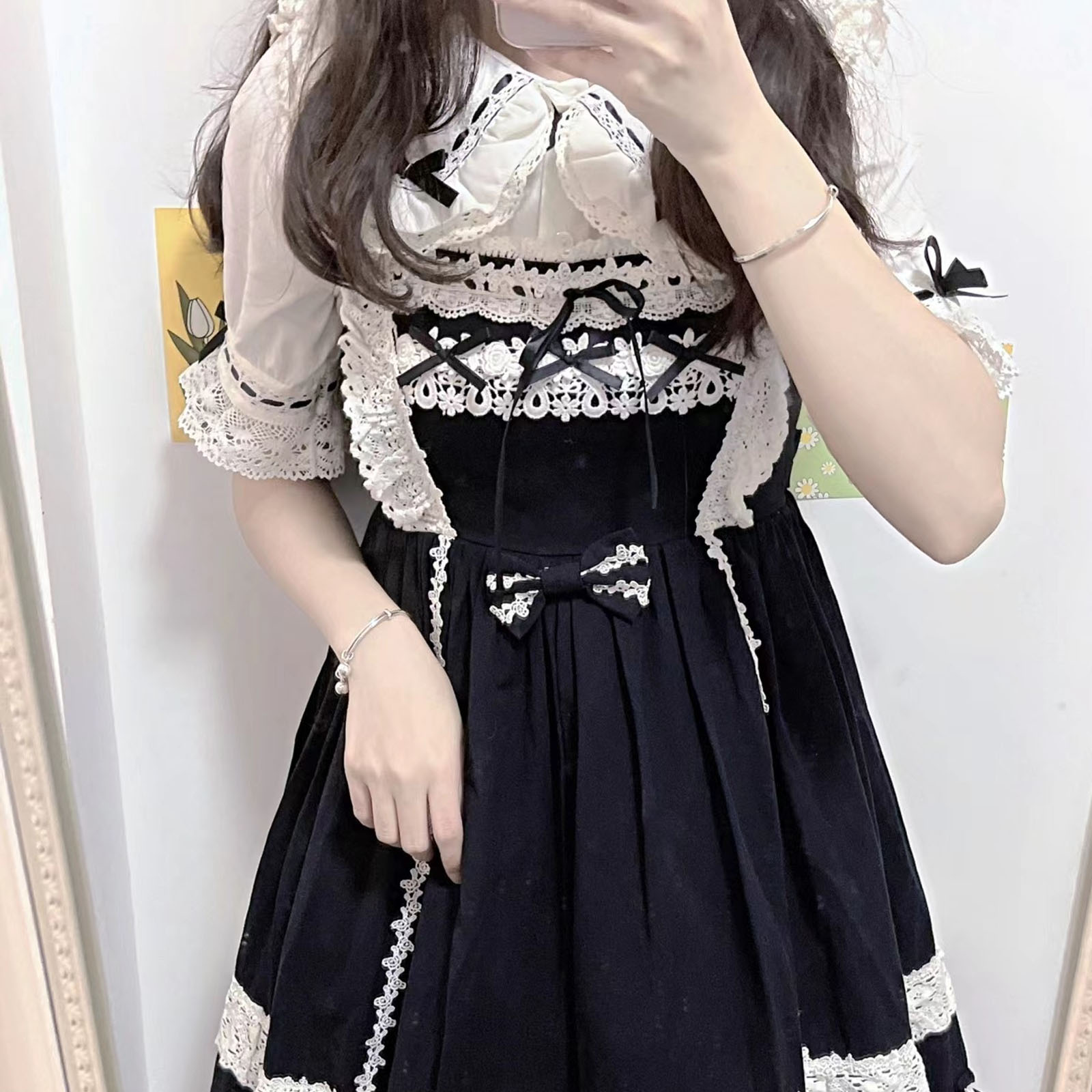 Japanese Lolita Style Lace Ruf - Winter Clothing Girls ulasan dan harga